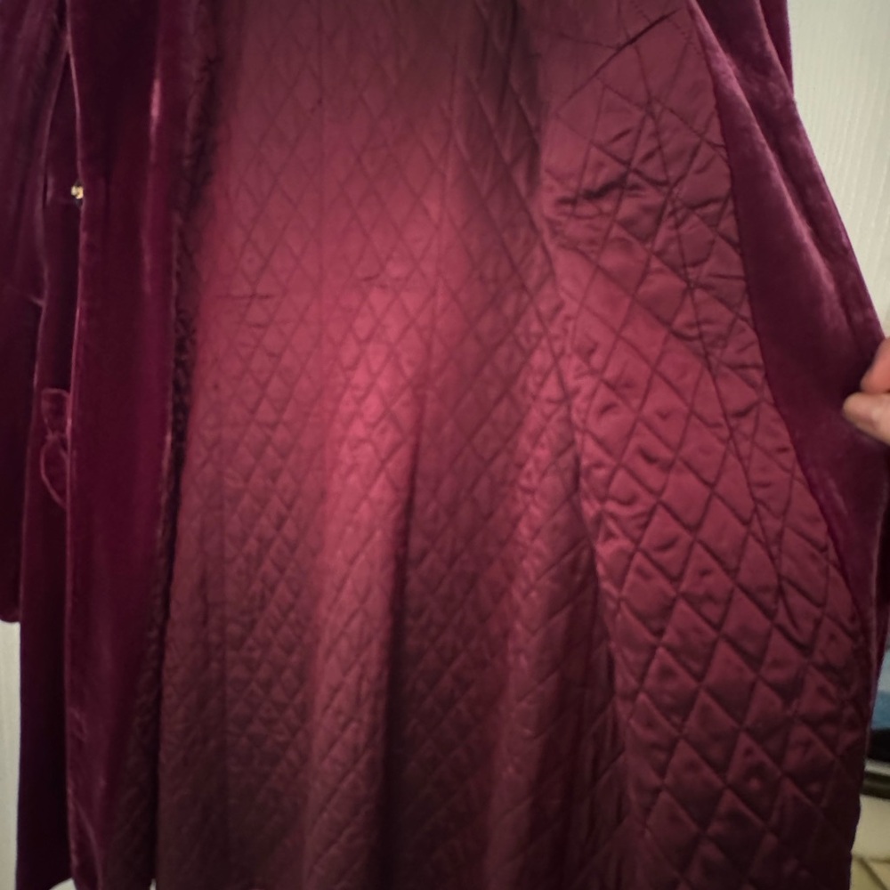 Nanette Lepore Raspberry Soft Velvet Jacket - Picture 7 of 8